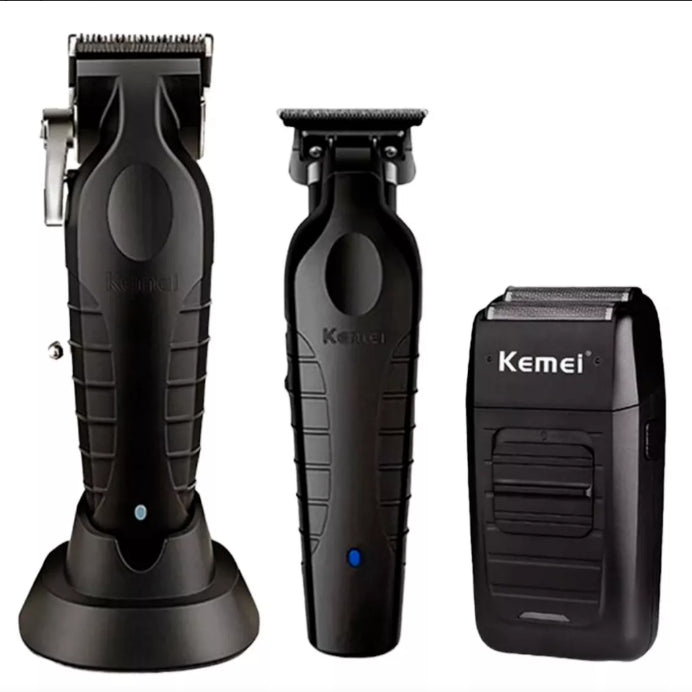 Combo Barber Kemei Inicio