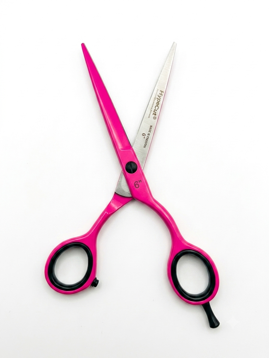 Tijera Filo Navaja Hypecut Neon Pink 6”