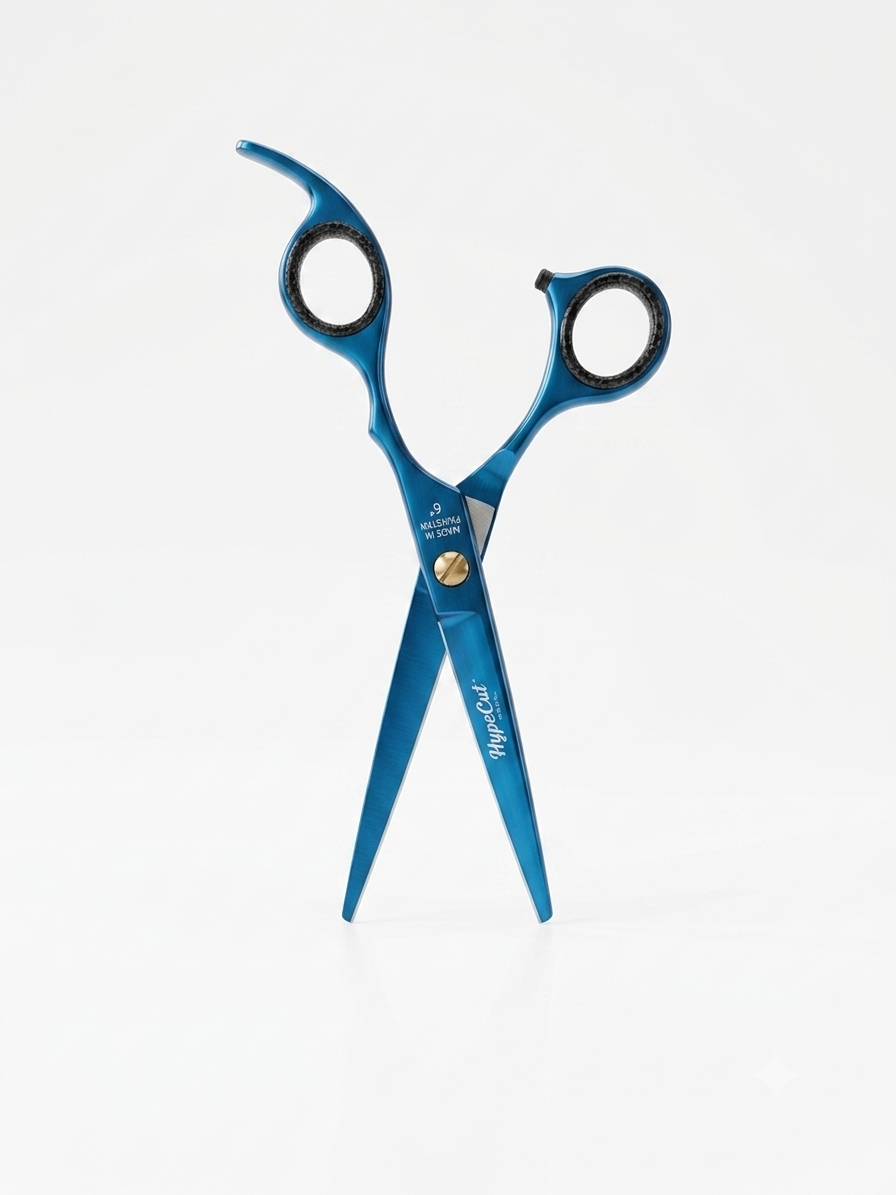 Tijera Filo Navaja Hypecut Space Blue 6”