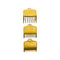 Set peines intermedios Dorados tipo Wahl